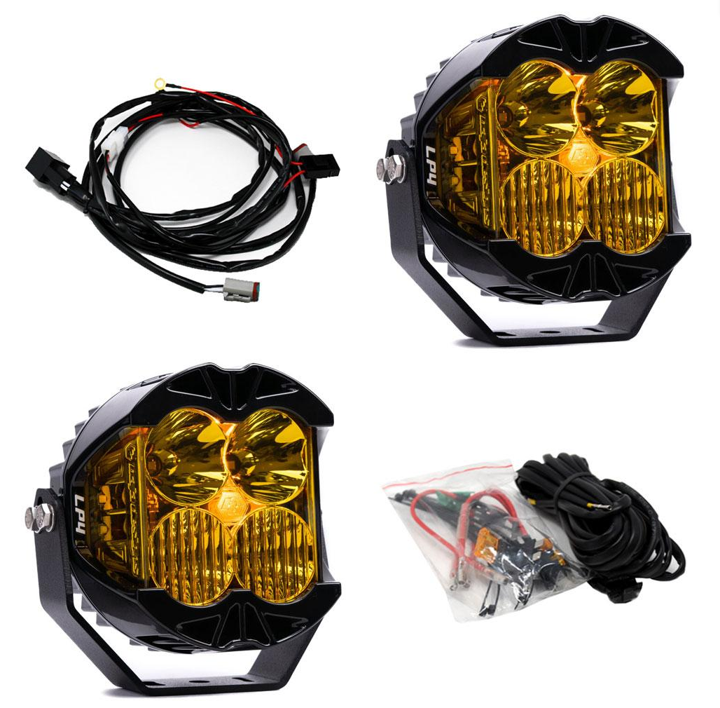 LP4 Pro LED Driving/Combo Amber Lens Pair Baja Designs