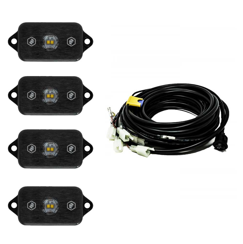 Universal Rock Light Kit White Baja Designs