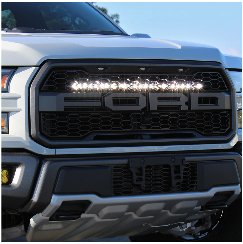 17-20 Ford Raptor 30 Inch S8 Grille LED Light Bar Kit Baja Designs