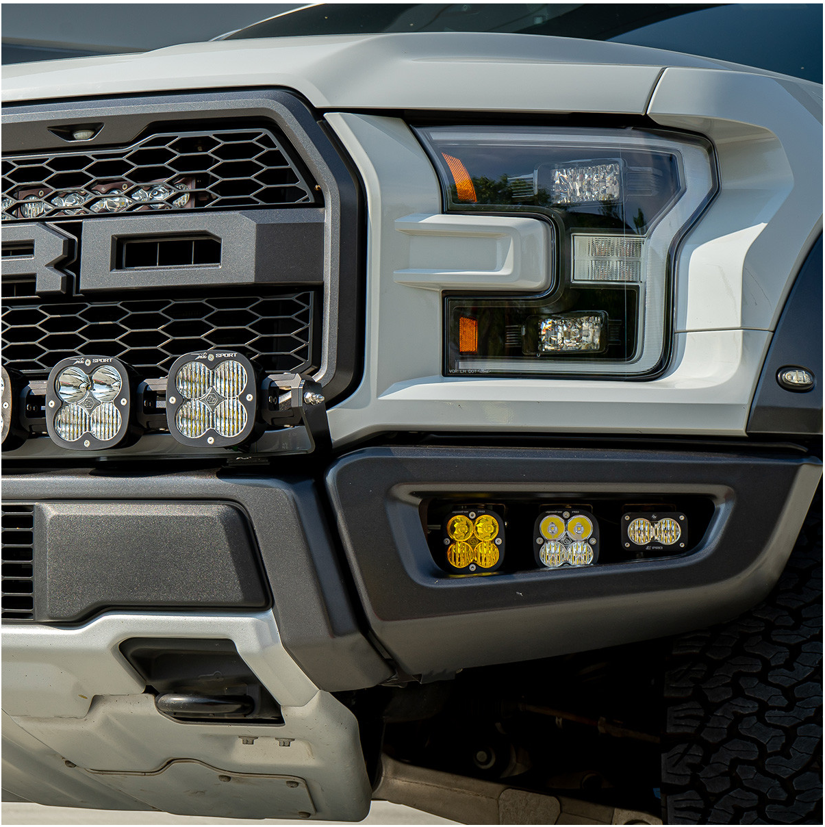 17-20 Ford Raptor Fog Pocket Kit Pro Baja Designs