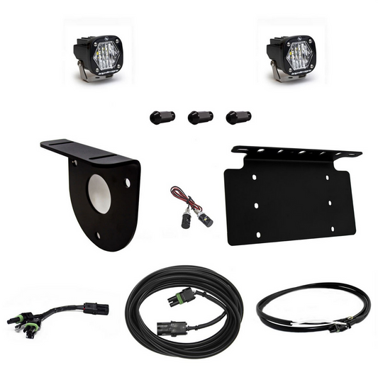 Ford Bronco Dual S1 W/C Reverse Kit w/Lic Plate w/Upfitter Baja Designs