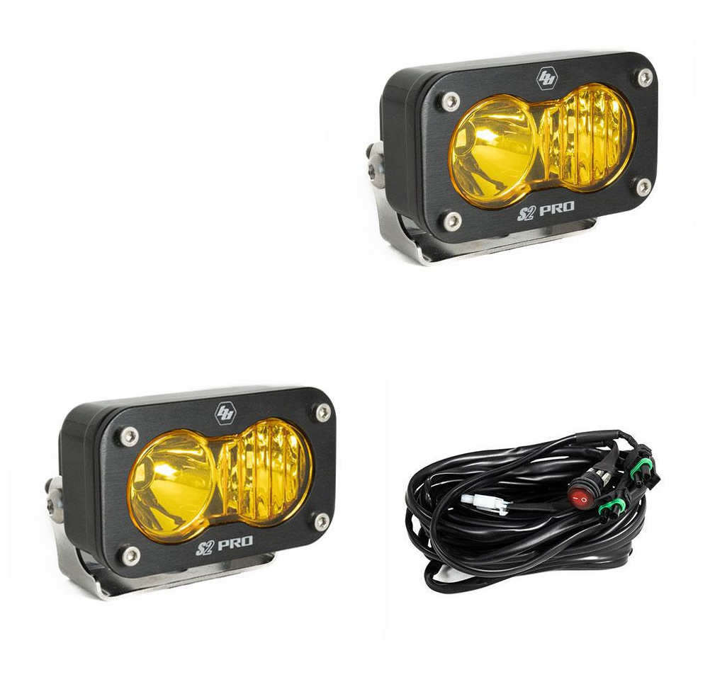 S2 Pro Pair Driving/Combo LED Amber Baja Designs