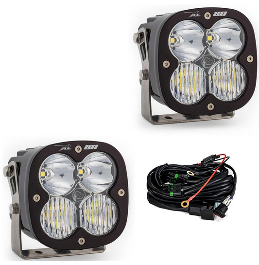 LED Light Pods Driving Combo Pattern Pair XL80 Series Baja Designs