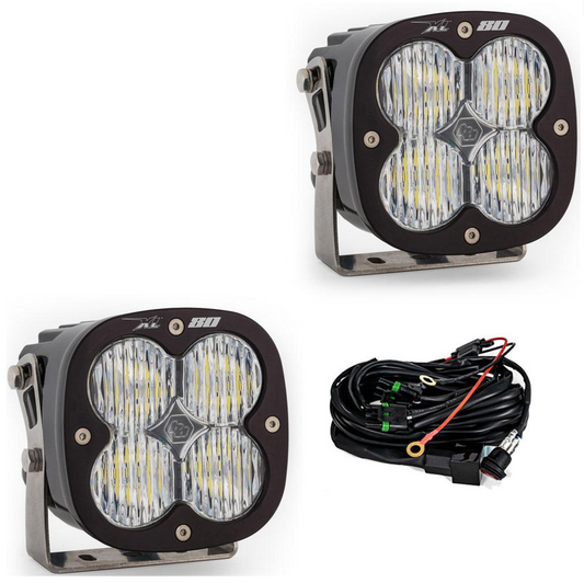 LED Light Pods Wide Cornering Pattern Pair XL80 Series Baja Designs