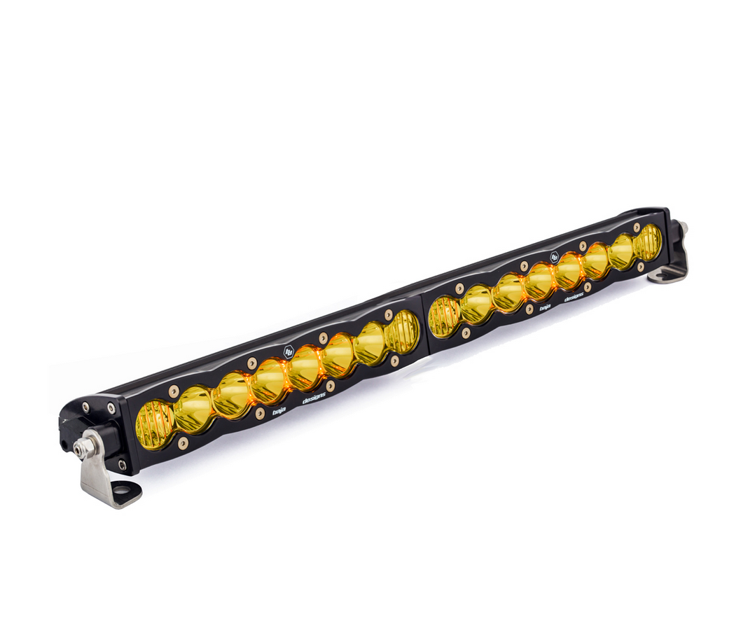 20 Inch LED Light Bar Single Amber Straight Driving Combo Pattern S8 Series Baja Designs