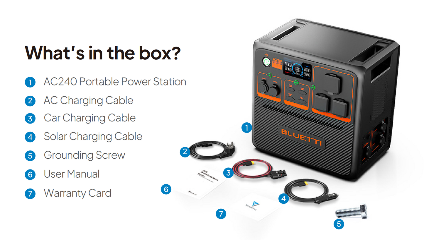 AC240P BLUETTI Portable Power Station